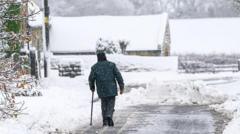 Ice and snow around UK in wintry start to 2026