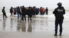 Riot police to deploy on French beaches under new deal to stop illegal Channel migrant crossings